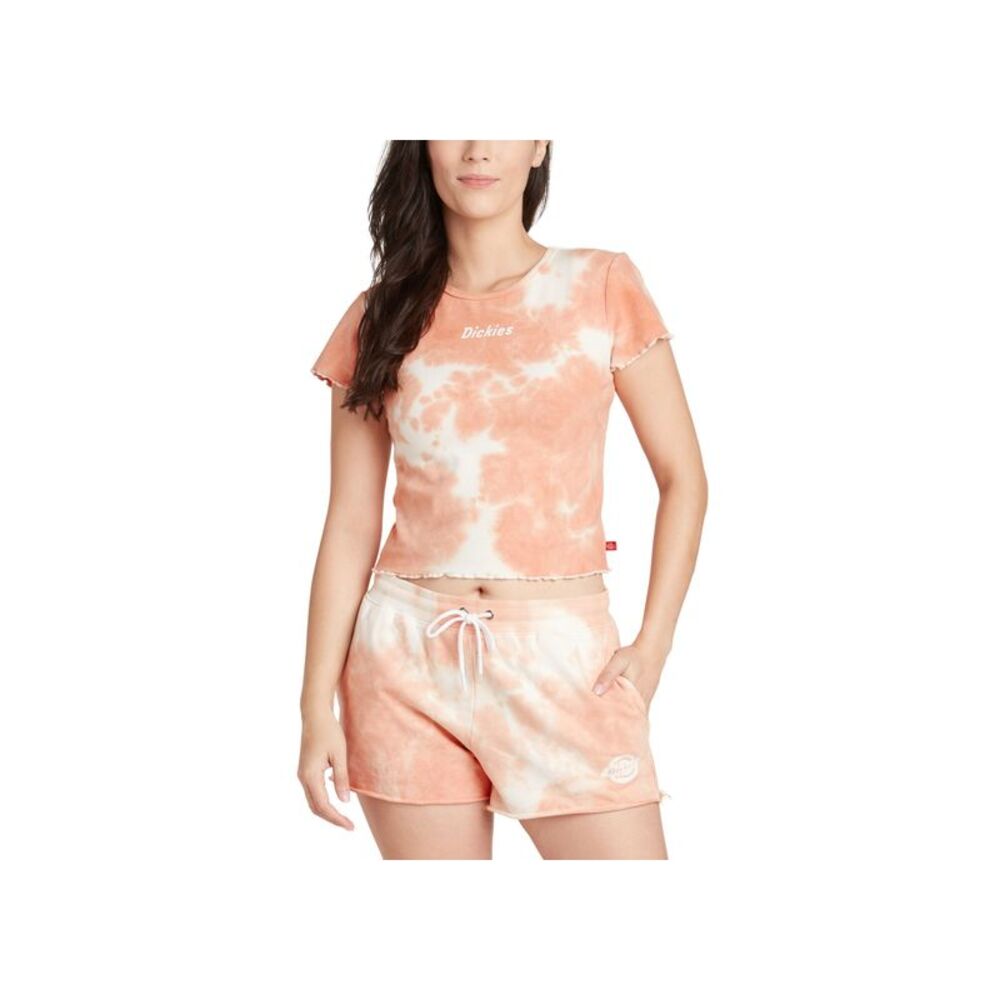 Dickies Juniors Cotton Tie Dyed Cropped Top